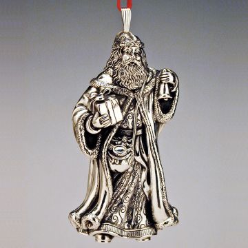 2007 Reed & Barton Santa Kris Kringle Sterling Ornament image