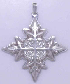 1982 Reed & Barton Cross Sterling Ornament image