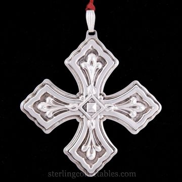 1981 Reed & Barton Cross Sterling Ornament image