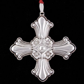 1985 Reed & Barton Cross  Sterling Ornament image
