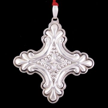 1990 Reed & Barton Cross Sterling Ornament image
