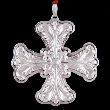 1994 Reed & Barton Cross Sterling Ornament image