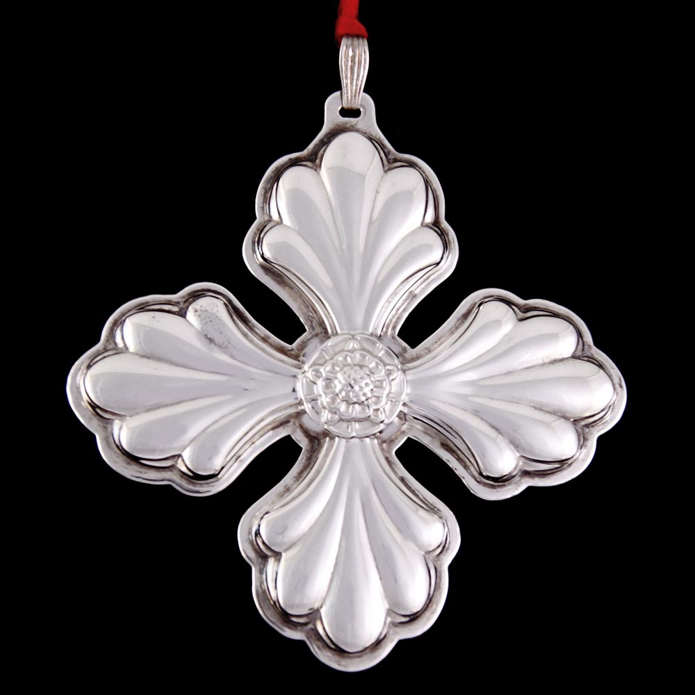 Cross Graphics Reed Sterling Collectables: 1999 Reed & Barton Cross Sterling Ornament