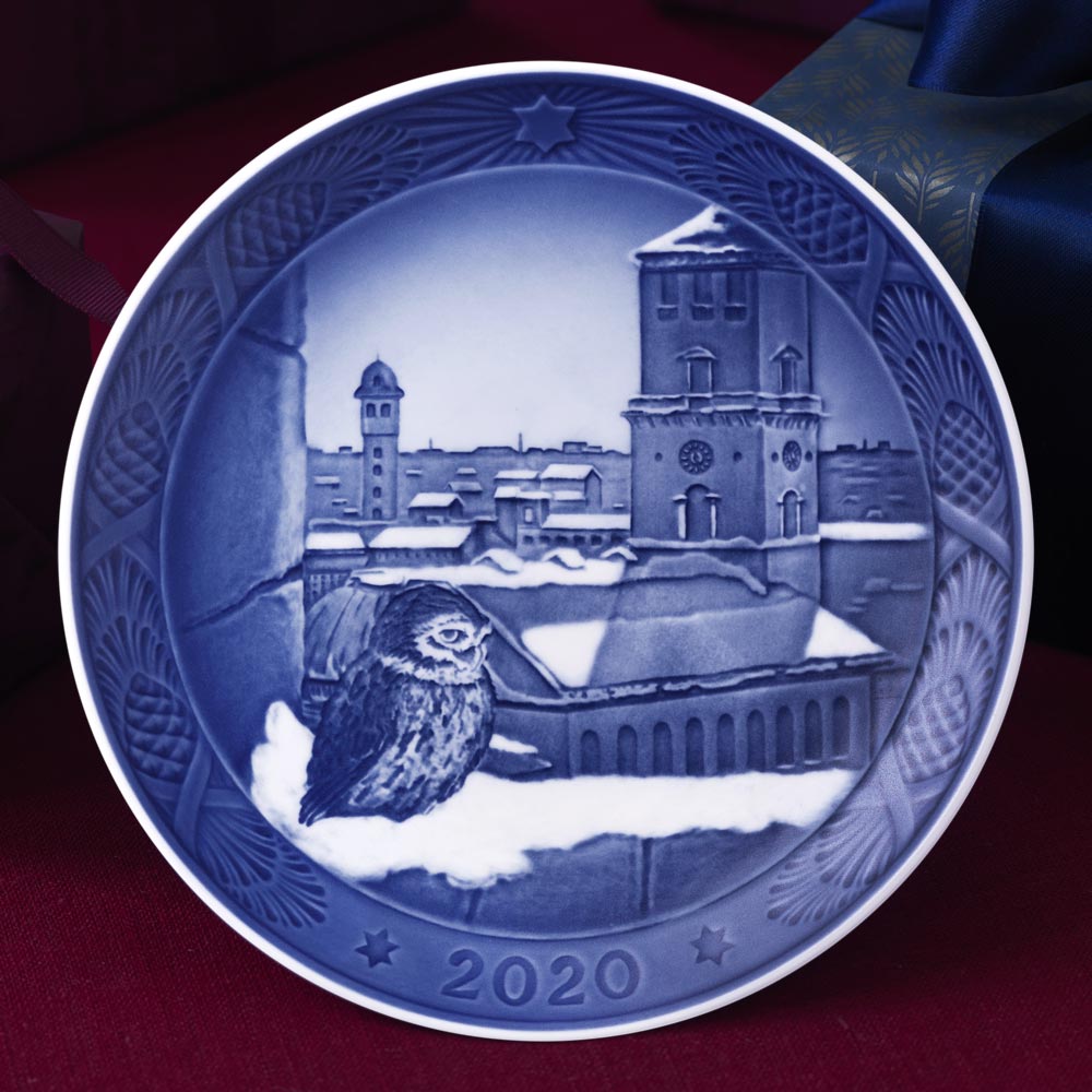 2022 Royal Copenhagen Christmas Plate Sterling Collectables 2020 Royal Copenhagen Annual Christmas Plate