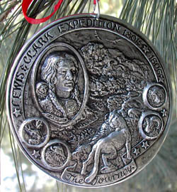 2005 Sculpture Workshop Lewis and Clark  Sterling Ornament