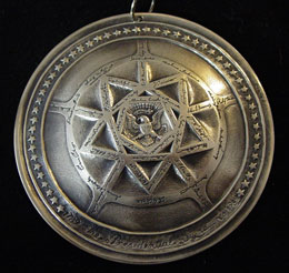 1989 Sculpture Workshop Presidential Signatures Sterling Ornament