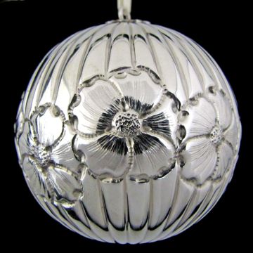 St Albans Fluted Ball Sterling Ornament image