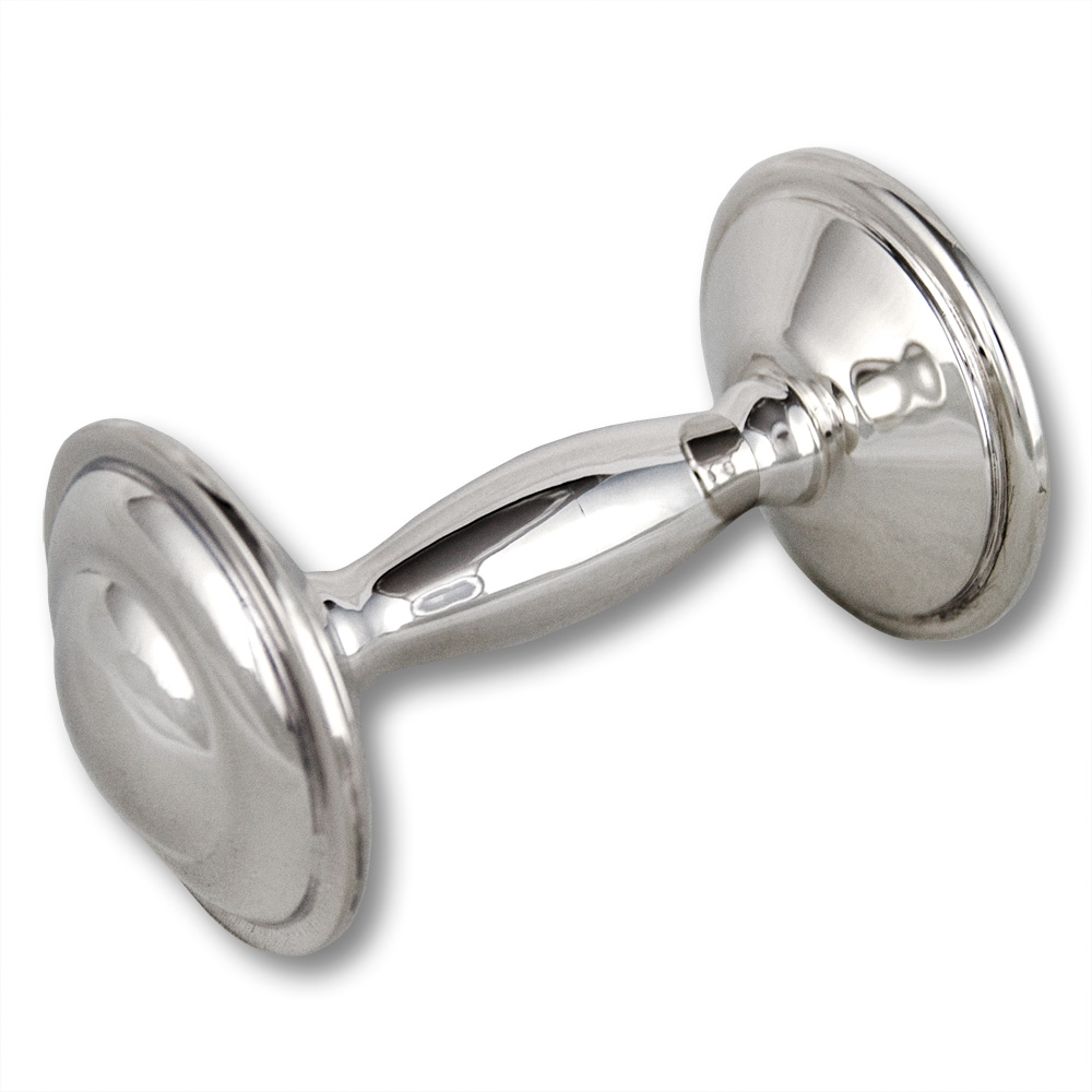 Sterling Collectables: Sterling Collectables Sterling Dumbell Baby Rattle
