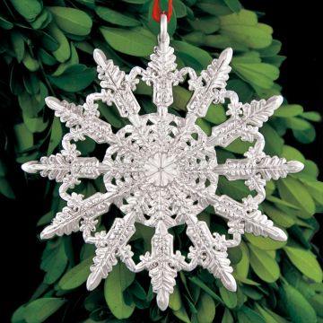2017 Sterling Collectables Snowflake 5th Edition Sterling Ornament image
