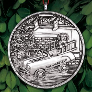 2017 Sterling Collectables Fire & Rescue Pedal Car 1st Edition Sterling Ornament