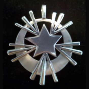1998 Susan Gorman Light of Love Sterling Ornament