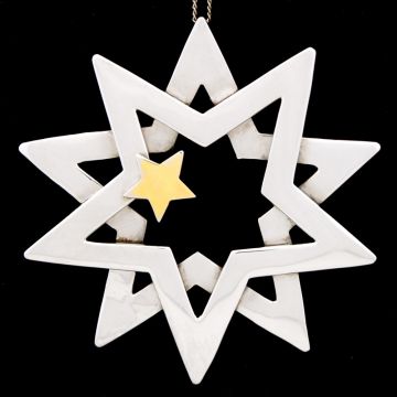2002 Susan Gorman Stars Sterling Ornament image