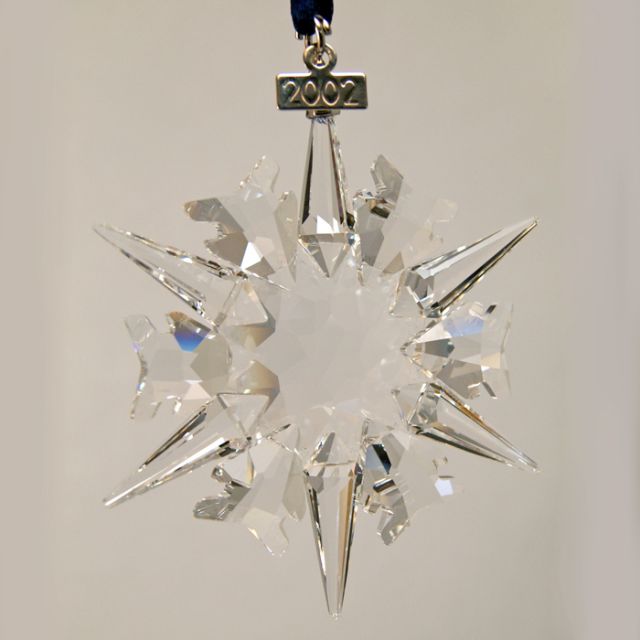 Sterling Collectables: 2002 Swarovski Annual Snowflake Crystal