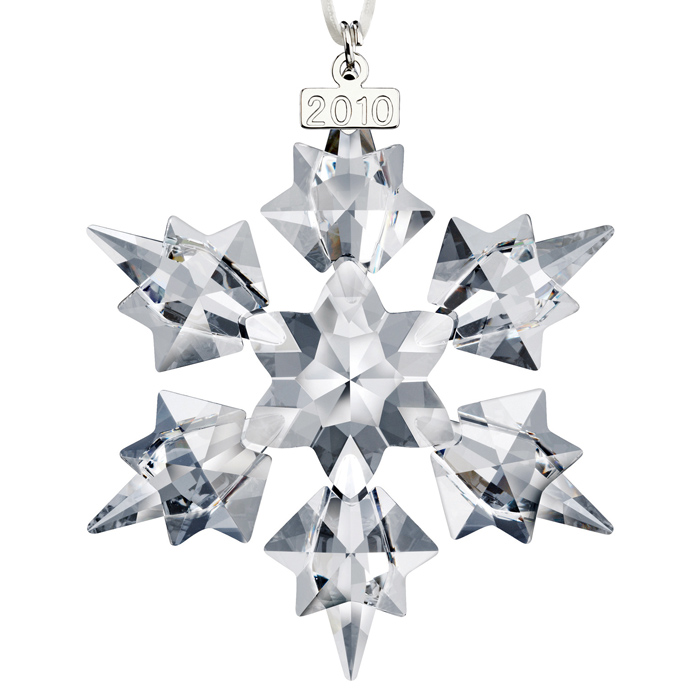 当社の Sterling Collectables: Snowflake Annual Swarovski 2010 置物