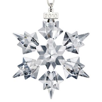 2010 Swarovski Annual Snowflake Crystal Ornament