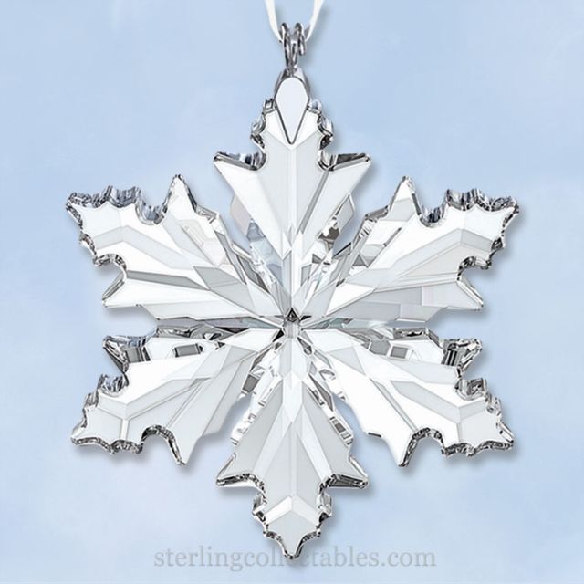2014 Swarovski Annual Mini Snowflake Crystal Ornament