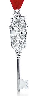 Tiffany Santa Key Sterling image