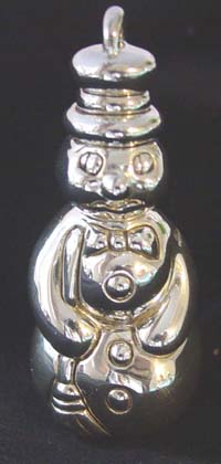 Sterling Collectables: Tiffany Snowman Sterling Ornament