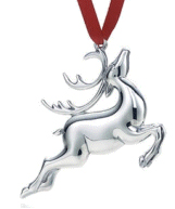 Tiffany Reindeer Sterling Ornament