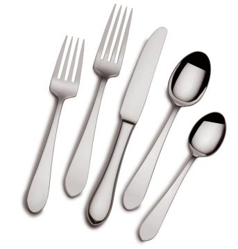 Towle Boston Antique 45 Piece Stainless Steel Flatware Set