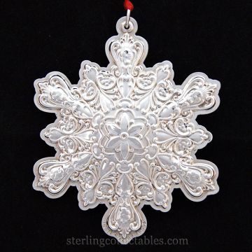 2003  Old Master Snowflake Sterling Ornament