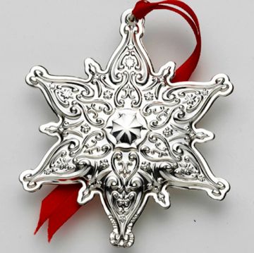 2005 Towle Old Master Snowflake Sterling Ornament image