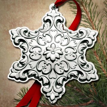 2015 Towle Old Master Snowflake 26th Edition Sterling Ornament