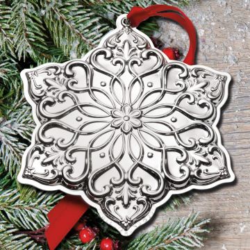 2017 Towle Old Master Snowflake 28th Edition Sterling Ornament