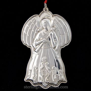 1993 Towle Angel Sterling Ornament image