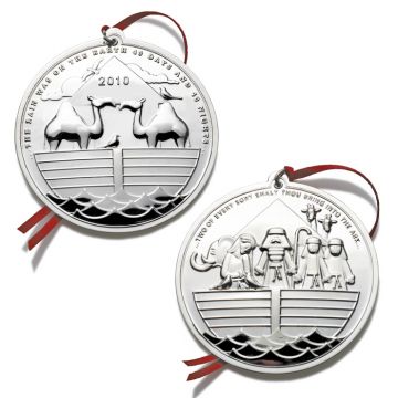 2010 Towle Noahs Ark Sterling Ornament image