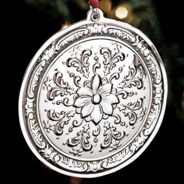2002 Towle Old Master Rosette Sterling Ornament