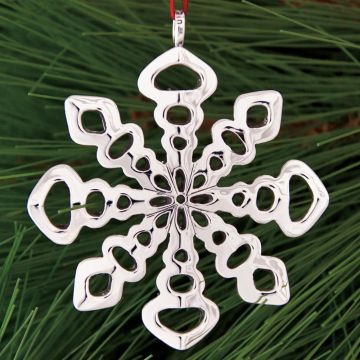 Vilmain Celebrate Snowflake Sterling Ornament