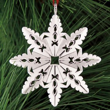 Vilmain Yuletide Snowflake Sterling Ornament image