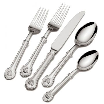 Wallace Napoleon Bee 45 Piece Stainless Steel Flatware Set image