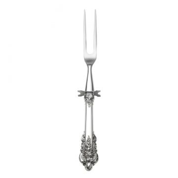 Wallace Grande Baroque Steak Carving Fork Sterling Silver image