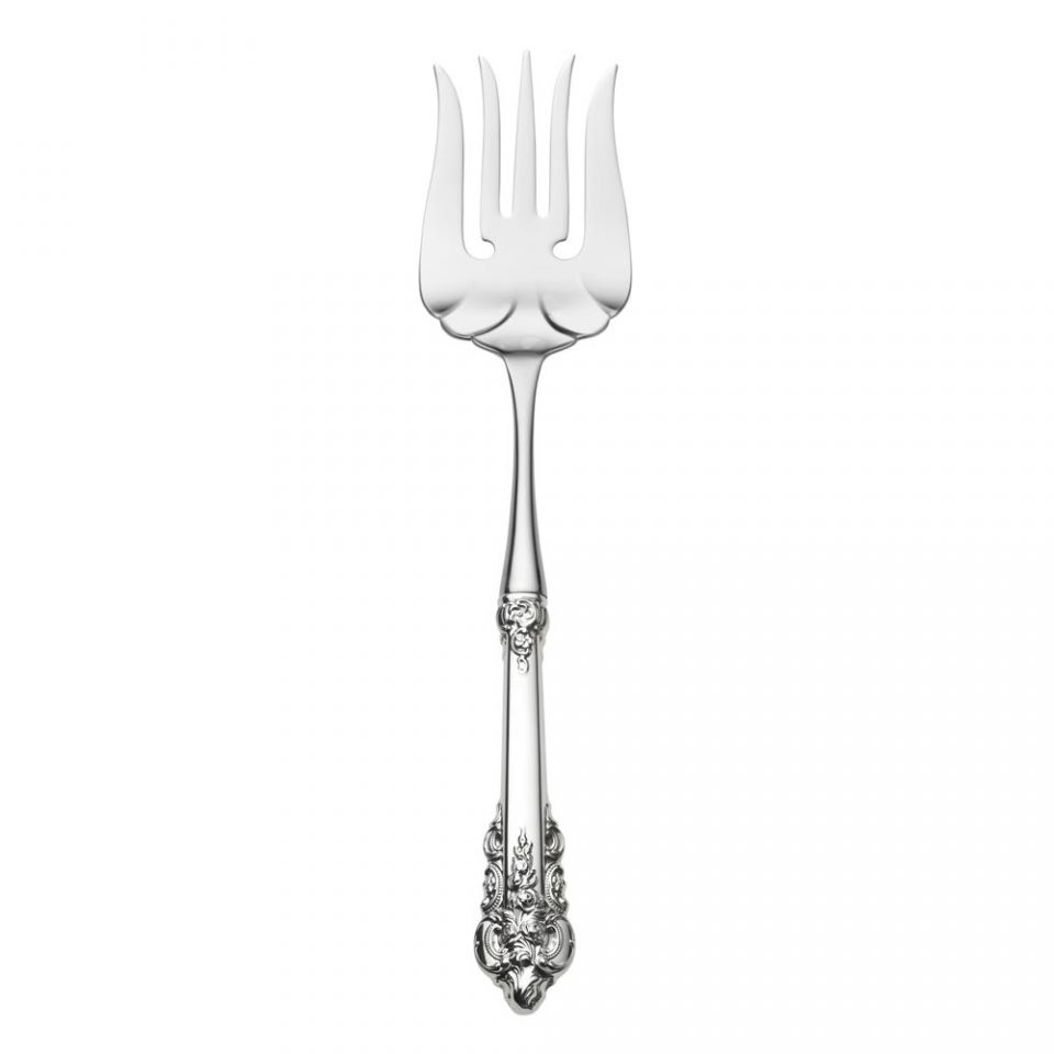 Sterling Collectables: Wallace Grande Baroque Large Serving Fork