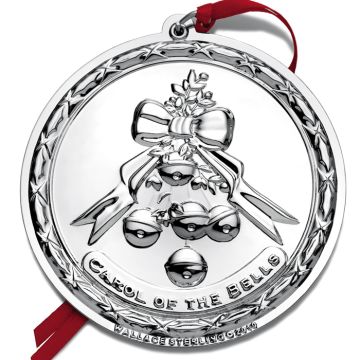 2010 Wallace Songs of Christmas Sterling Ornament image