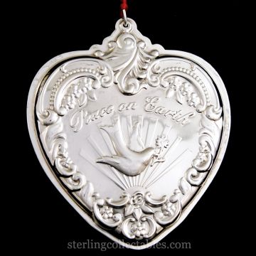 2000 Wallace Heart Sterling Ornament image