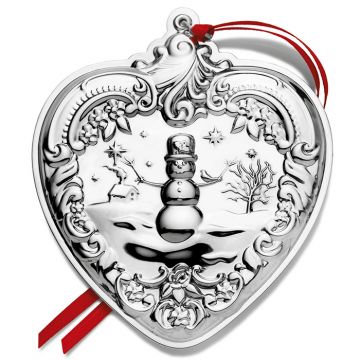 2010 Wallace Grand Baroque Heart Sterling Ornament image