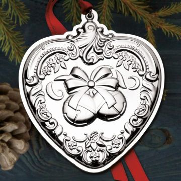 2018 Wallace Heart 27th Edition Sterling Ornament