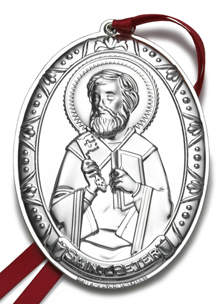 2011 Wallace Saint Peter 1st Edition   Sterling Ornament image