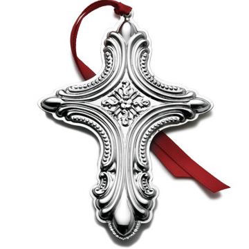 2008 Wallace Grande Baroque Cross Sterling Ornament