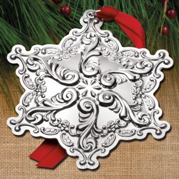 2017 Wallace Snowflake 20th Edition Sterling Ornament