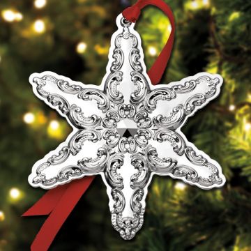 2019 Wallace Snowflake 22nd Edition Sterling Ornament image
