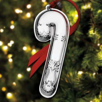 2019 Wallace Candy Cane 12th Edition Sterling Ornament