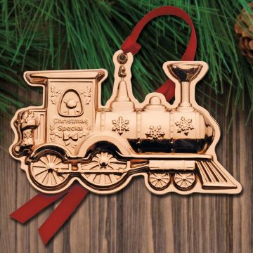 2020 Wallace Vintage Toy Train 2nd Edition Copper Ornament