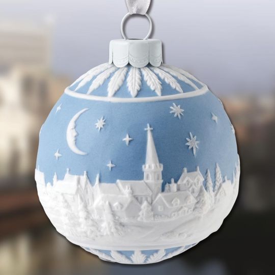 2018 Wedgwood Christmas Sky At Night Ball Porcelain Ornament 2018 Wedgwood Christmas Sky at Night Ball Porcelain Ornament - 2018 Wedgwood Christmas Sky At Night Ball Porcelain Ornament