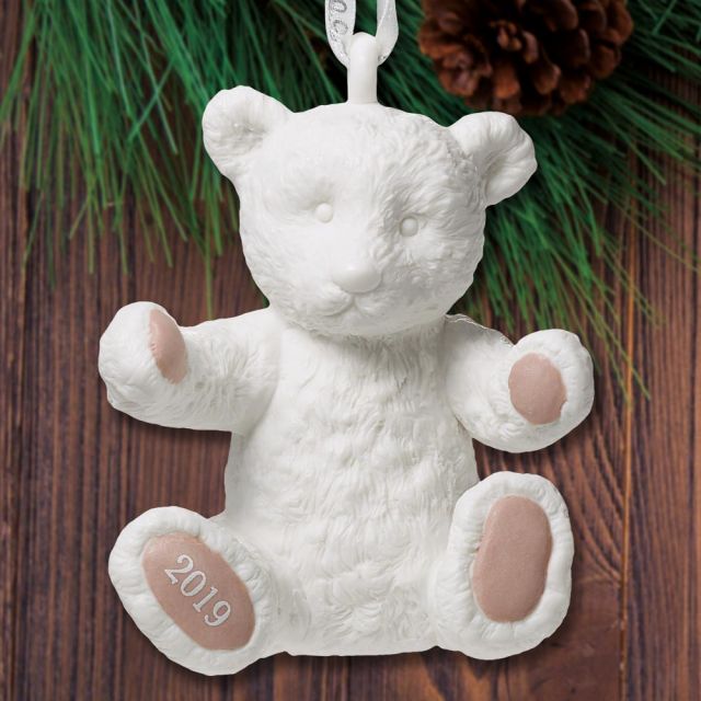 baby's first christmas teddy bear