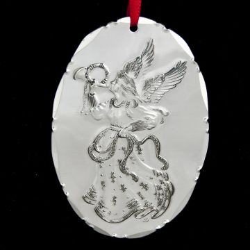 1997 Wendell August Angelique Angel Series Sterling Ornament image