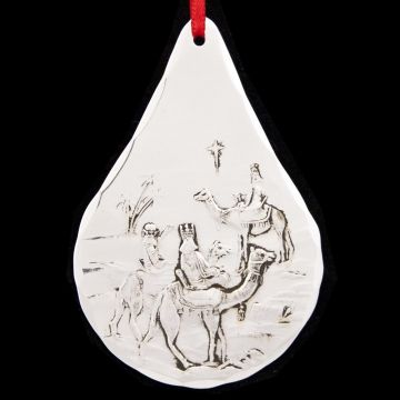 1996 Wendell August Journey of the Magi Sterling Ornament image